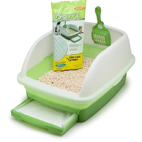 cat litter breeze system|breeze litter box lid.